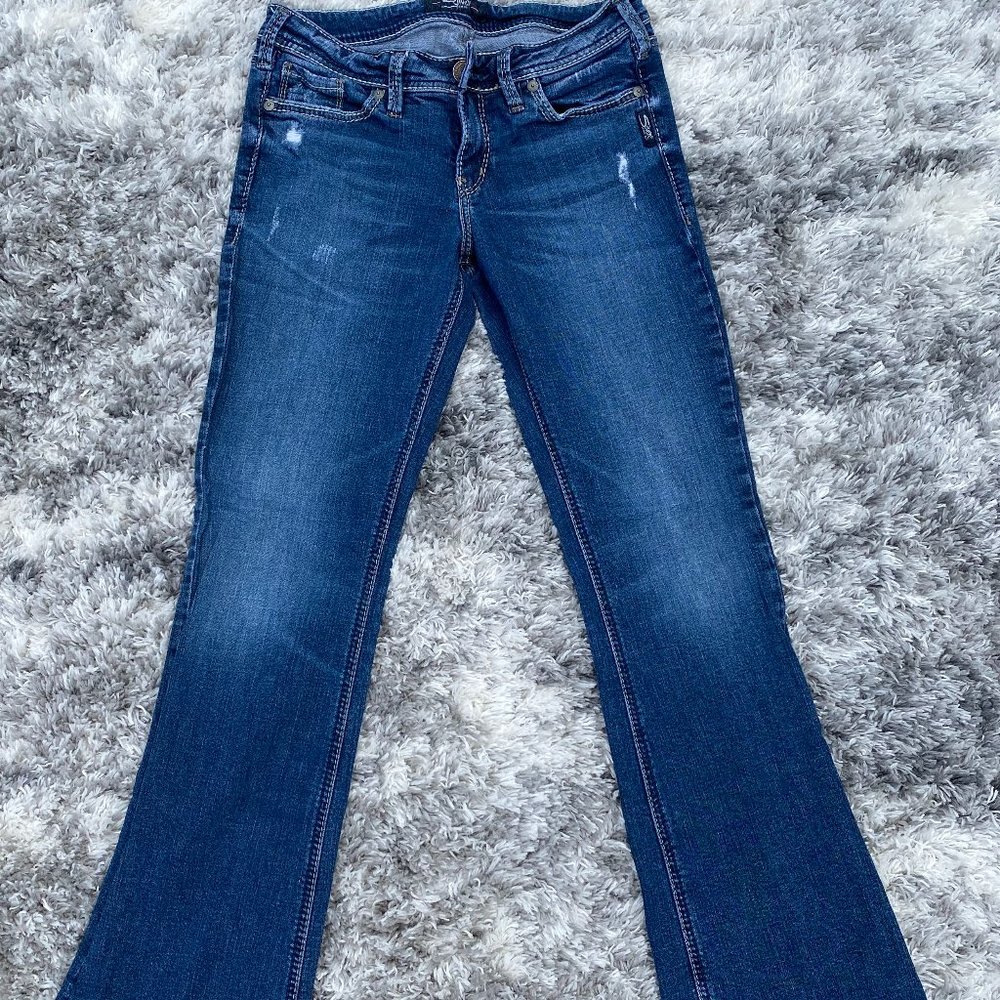 L93719SJL340 Silver Suki Bootcut Medium Wash Size 27/31